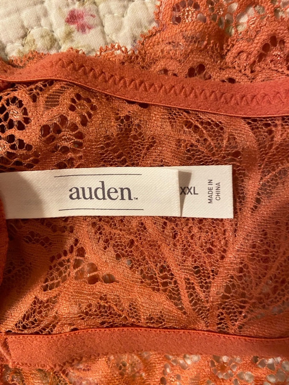 Auden Lace Racerback Bra - Picture 4 of 6